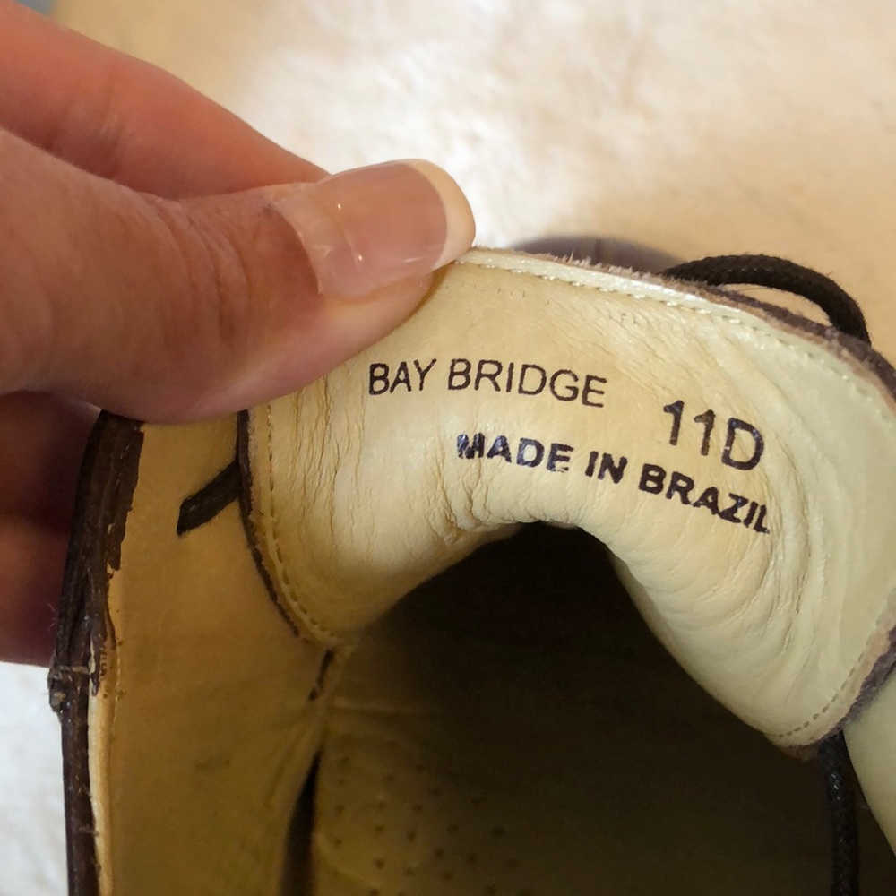 Belvedere Men’s Bay Bridge Brown Shoes - Picture 3 of 7